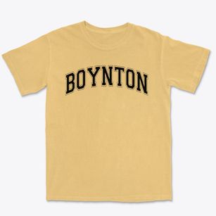 Boynton Middle School Varsity Arch Premium Heavyweight T-shirt