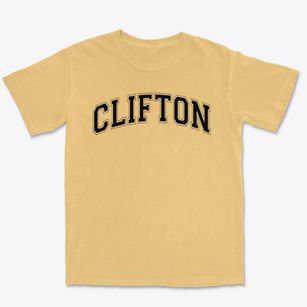 Clifton Elementary School 3 Varsity Arch Premium Heavyweight T-shirt