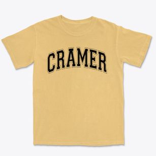 Cramer Elementary School Varsity Arch Premium Heavyweight T-shirt