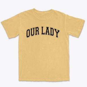 Our Lady Queen Of Angels School Varsity Arch Premium Heavyweight T-shirt