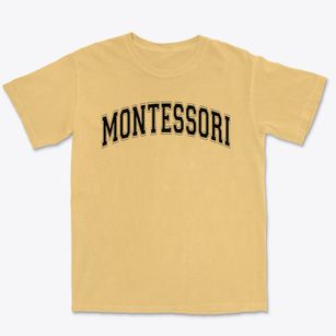 Montessori School Of Mill Basin Varsity Arch Premium Heavyweight T-shirt