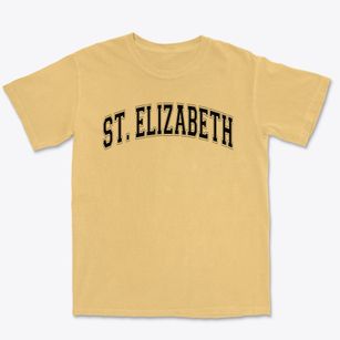 Saint Elizabeth School Varsity Arch Premium Heavyweight T-shirt