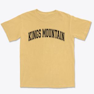 Kings Mountain Intermediate School Varsity Arch Premium Heavyweight T-shirt