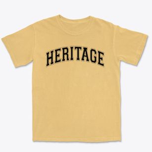 Heritage Christian Academy Varsity Arch Premium Heavyweight T-shirt