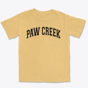 Paw Creek Elementary School Varsity Arch Premium Heavyweight T-shirt