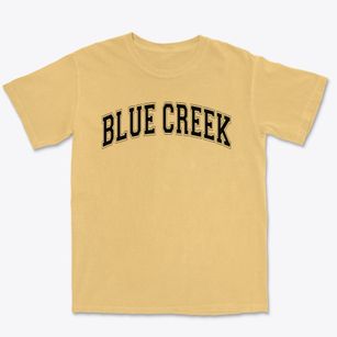 Blue Creek Elementary School Varsity Arch Premium Heavyweight T-shirt