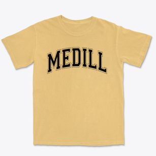 Medill Elementary School Varsity Arch Premium Heavyweight T-shirt