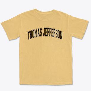 Thomas Jefferson Elementary School Varsity Arch Premium Heavyweight T-shirt