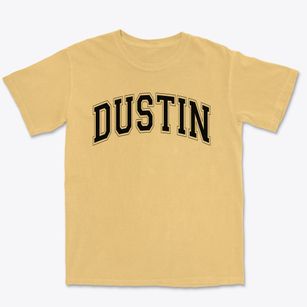 Dustin Public School Varsity Arch Premium Heavyweight T-shirt