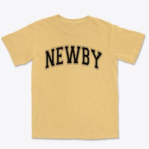 Newby Elementary School Varsity Arch Premium Heavyweight T-shirt
