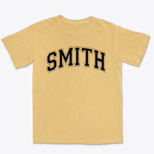 Smith Elementary School Varsity Arch Premium Heavyweight T-shirt