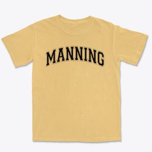 Manning Elementary School Varsity Arch Premium Heavyweight T-shirt