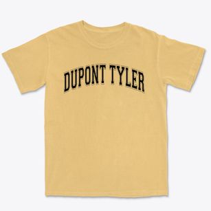 Dupont Tyler Middle School Varsity Arch Premium Heavyweight T-shirt