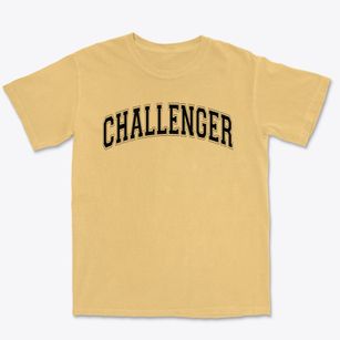 Challenger Elementary School Varsity Arch Premium Heavyweight T-shirt
