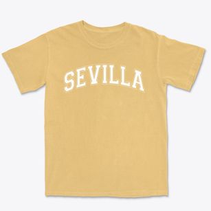 Sevilla Elementary School Varsity Arch Premium Heavyweight T-shirt