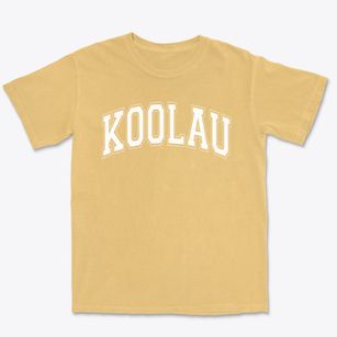 Koolau Baptist Church Academy Varsity Arch Premium Heavyweight T-shirt