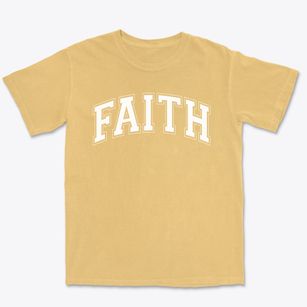 Faith Christian School Varsity Arch Premium Heavyweight T-shirt