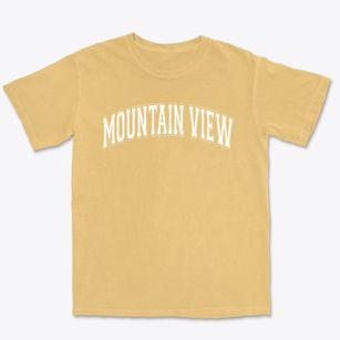 Mountain View Christian Schools Varsity Arch Premium Heavyweight T-shirt