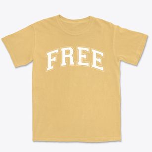 Free School Varsity Arch Premium Heavyweight T-shirt