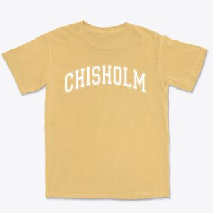 Chisholm High School Varsity Arch Premium Heavyweight T-shirt