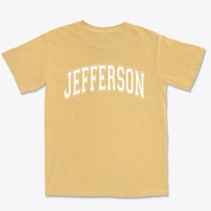 Jefferson Middle School Varsity Arch Premium Heavyweight T-shirt