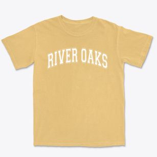 River Oaks Elementary School Varsity Arch Premium Heavyweight T-shirt