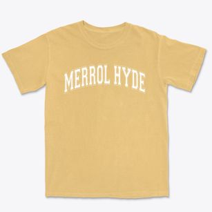Merrol Hyde Magnet School Varsity Arch Premium Heavyweight T-shirt