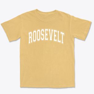 Roosevelt Elementary School Varsity Arch Premium Heavyweight T-shirt