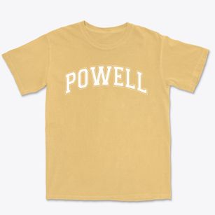 Powell Elementary School Varsity Arch Premium Heavyweight T-shirt