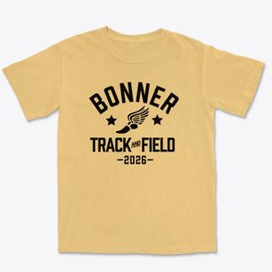 Bonner Elementary School Track and Field Premium Heavyweight T-shirt