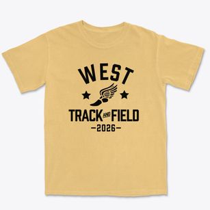 West Memorial Elementary School Track and Field Premium Heavyweight T-shirt