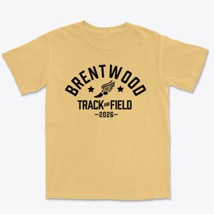 Brentwood Elementary School Track and Field Premium Heavyweight T-shirt