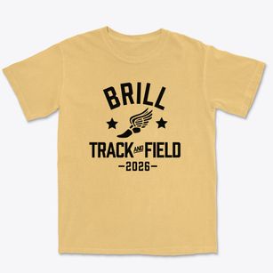 Brill Elementary School Track and Field Premium Heavyweight T-shirt