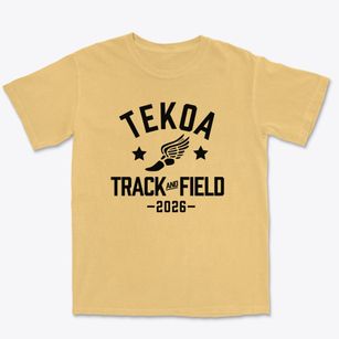 Tekoa Academy Track and Field Premium Heavyweight T-shirt