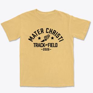 Mater Christi School Track and Field Premium Heavyweight T-shirt