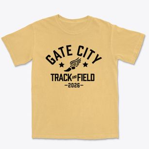 Gate City High School Track and Field Premium Heavyweight T-shirt