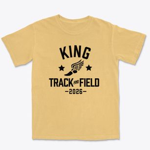 Martin Luther King Elementary School Track and Field Premium Heavyweight T-shirt