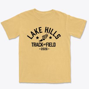 Lake Hills Elementary School Track and Field Premium Heavyweight T-shirt