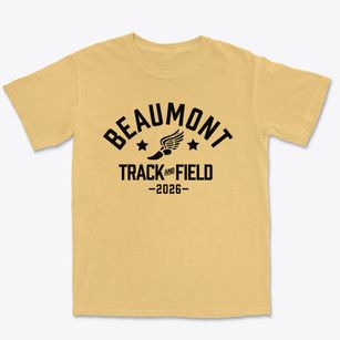Beaumont Elementary School Track and Field Premium Heavyweight T-shirt