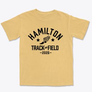 Hamilton Elementary School Track and Field Premium Heavyweight T-shirt
