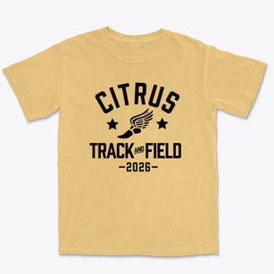 Citrus Middle School Track and Field Premium Heavyweight T-shirt