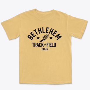 Bethlehem Lutheran School Track and Field Premium Heavyweight T-shirt