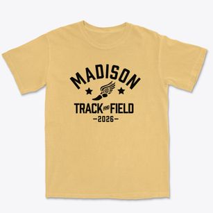 Madison Elementary School Track and Field Premium Heavyweight T-shirt