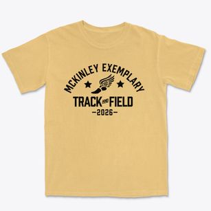 Mckinley Exemplary School Track and Field Premium Heavyweight T-shirt