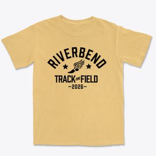 Riverbend Elementary School Track and Field Premium Heavyweight T-shirt