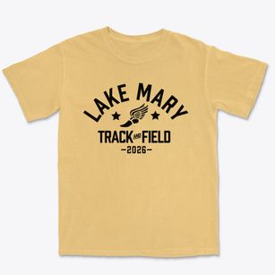 Lake Mary Elementary School Track and Field Premium Heavyweight T-shirt