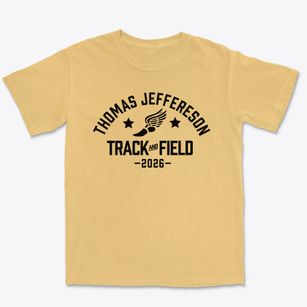 Thomas Jeffereson High School Track and Field Premium Heavyweight T-shirt