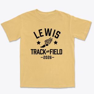 Lewis Elementary School Track and Field Premium Heavyweight T-shirt