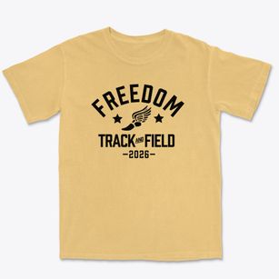 Freedom Christian Academy Track and Field Premium Heavyweight T-shirt
