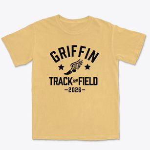 Griffin Elementary School Track and Field Premium Heavyweight T-shirt